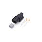 HONDA 2-POSITION MALE FLAT CONNECTOR KIT- BLACK