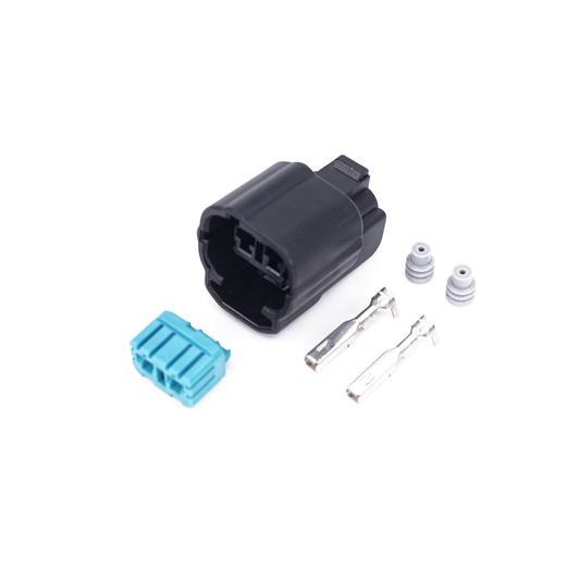 HONDA 2-POSITION FEMALE CONNECTOR KIT BLACK